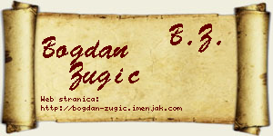 Bogdan Žugić vizit kartica
